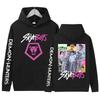 K-pop Saja Boys Demon Hunters Hunters Movie Graphic Hoody Men Women Retro Aesthetic Long Sleeve Pullover Hoodies Streetwear