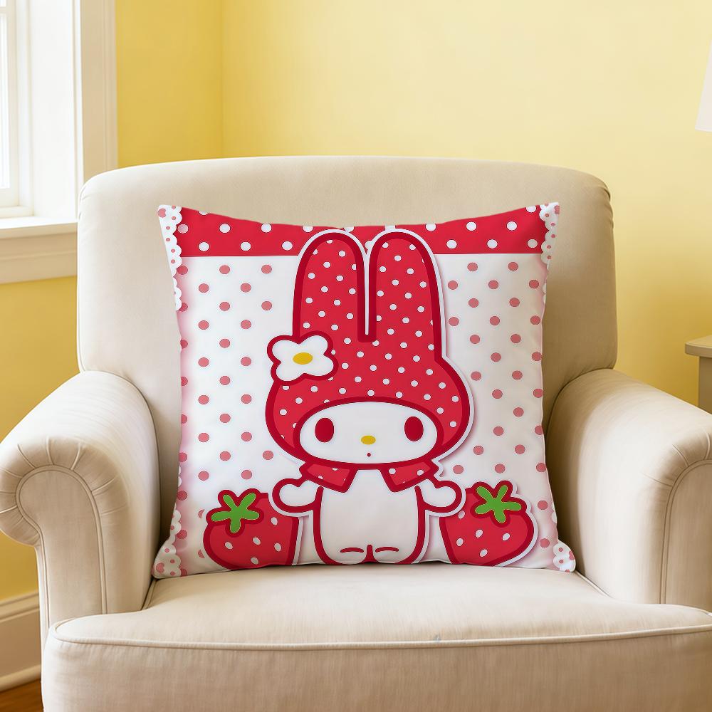 cute cartoon rabbit My mMelody SRO cushion cover soft Comfortable Pillow Case Sofa Living Room Home Decor Protective Covers