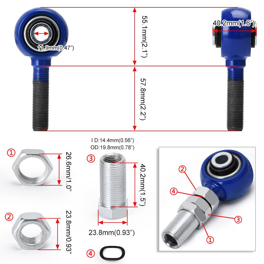 Modified Suspension Control Arm and Tie Rod Set for Nissan 240SX S14/S15