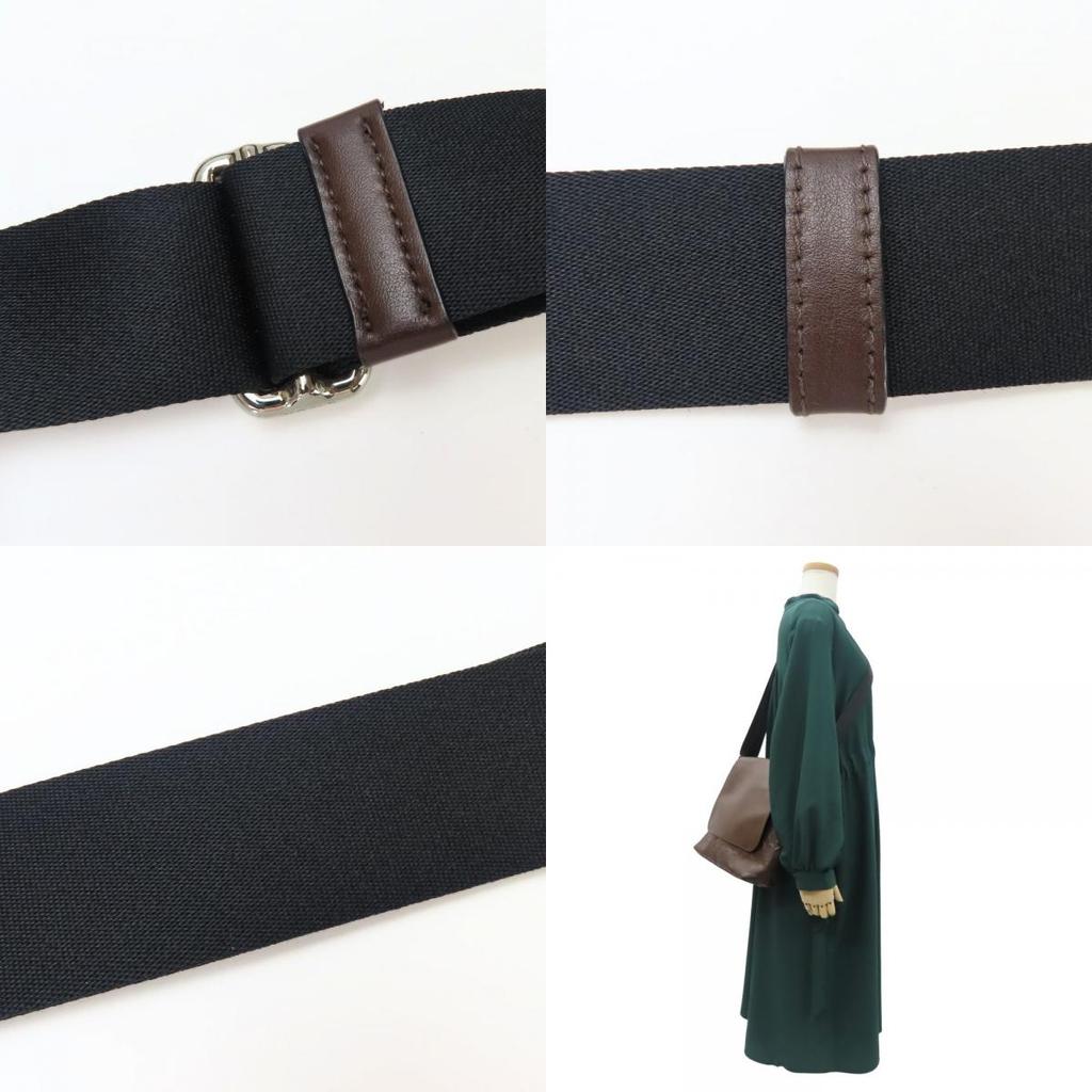 Used COACH Shoulder Bag F72220 Signature Leather Brown Embossing