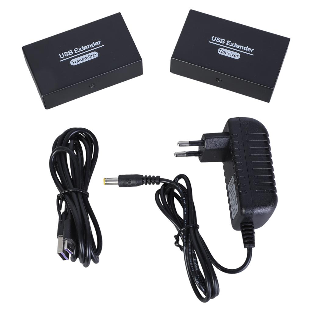 HDTV KVM USB-удлинитель 150 м, 3 USB-порта, Plug and Play для клавиатуры и мыши, USB через Ethernet, передатчик и приемник