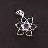 Round Natural African Amethyst 925 Sterling Silver New Wife Gift Pendant Jewelry PP-18-4