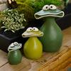 Cross-border Big Mouth Frog Parody Figurine - Cute Resin Home & Garden Decor