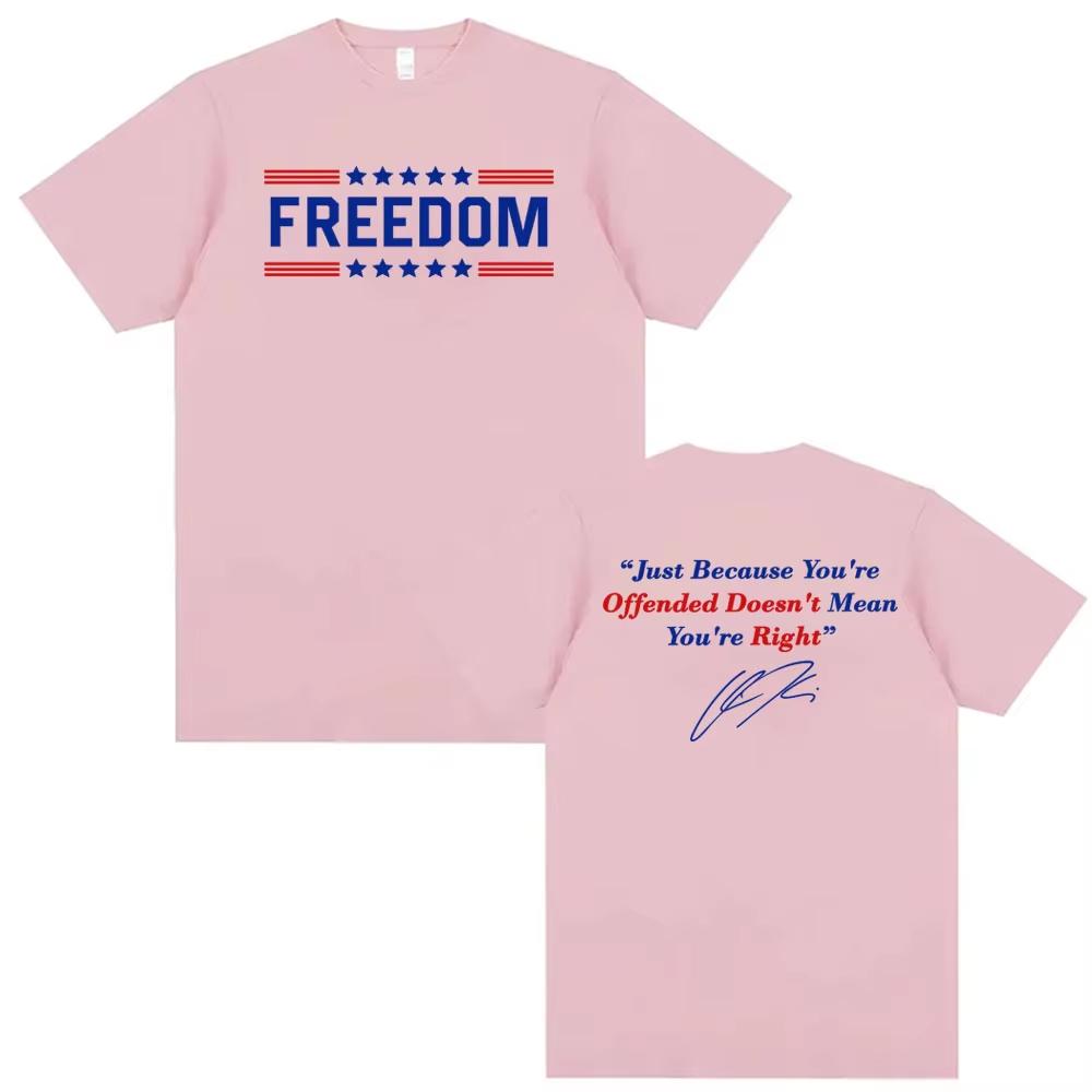 Justice for Charlie Kirk Freedom Tshirts for Men Women Harajuku Fashion Aesthetic Tshirt Summer High Quality Oversized T Shirt