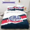 Bolton Wanderers F.C Bedding Quilt Set Quilt Cover Pillowcase Home Decoration Birthday Gift (1 * duvet cover + 2 * pillowcase, without core)