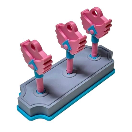 3D-печатное украшение для ключей с подставкой, вдохновленное корейской игровой драмой, круглые квадратные треугольные отверстия, украшение для ключей