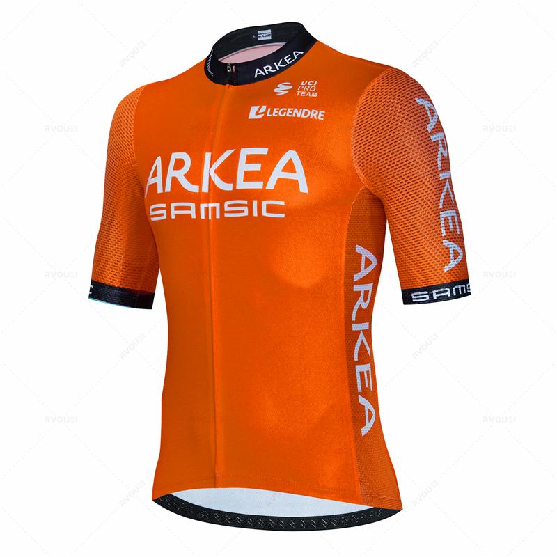 Дышащий летний велосипедный костюм Arkea-Pro Team для мужчин 2026 года, летняя велосипедная одежда, дышащая мужская одежда для МТБ, спортивный костюм