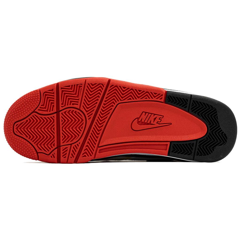 Nike Flight Legacy Kaleidoscope, Песня Феникса, Сумка для покупок Высокие винтажные баскетбольные кроссовки Мужские Черный Белый Красный BQ4212-100(Team113-S-BOX)