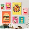 Pizza Ramen Tacos Burger Spaghetti Grilled Cheese Posters Prints Canvas Painting Nordic Wall Art Pictures Kitchen Room Decor