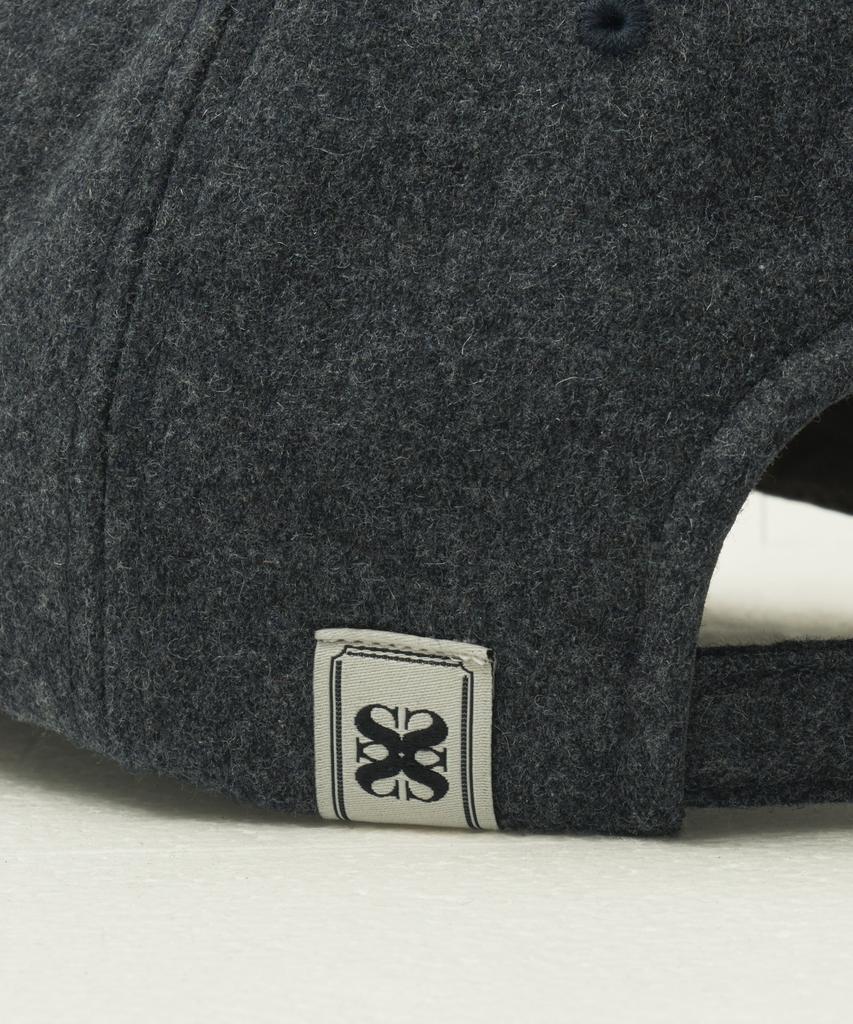 Кепка-бейсболка Seteo Wool Fox Suede Повседневная Черная