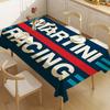 Скатерть MARTINI COOL RACING Тематическая для помещений и улицы Пикник Вечеринка Покрытие для стола Кухня Обеденный стол Свадебное украшение