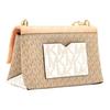 Michael Kors Mk Cece Винтажная Сумка на Плечо с Клапаном и Цепочкой, Цветные Блоки, Женская Сумка на Плечо, Оранжевый Мультиколор 32T1G0EC0B