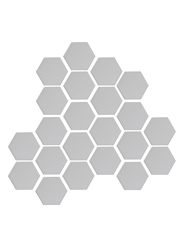Наклейки на стену для комнаты 46*40*23мм Наклейки на стену Шестиугольная зеркальная наклейка на стену
