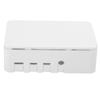 Корпус из АБС-пластика 3 шт. Радиаторы Корпусная коробка Подходит для Raspberry Pi 4 Черный Белый Прозрачный(белый )