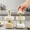 350ML Glass Seasoning Jar Sealed Salt Storage Box Kitchen Accessories Spice Jar  Countertop