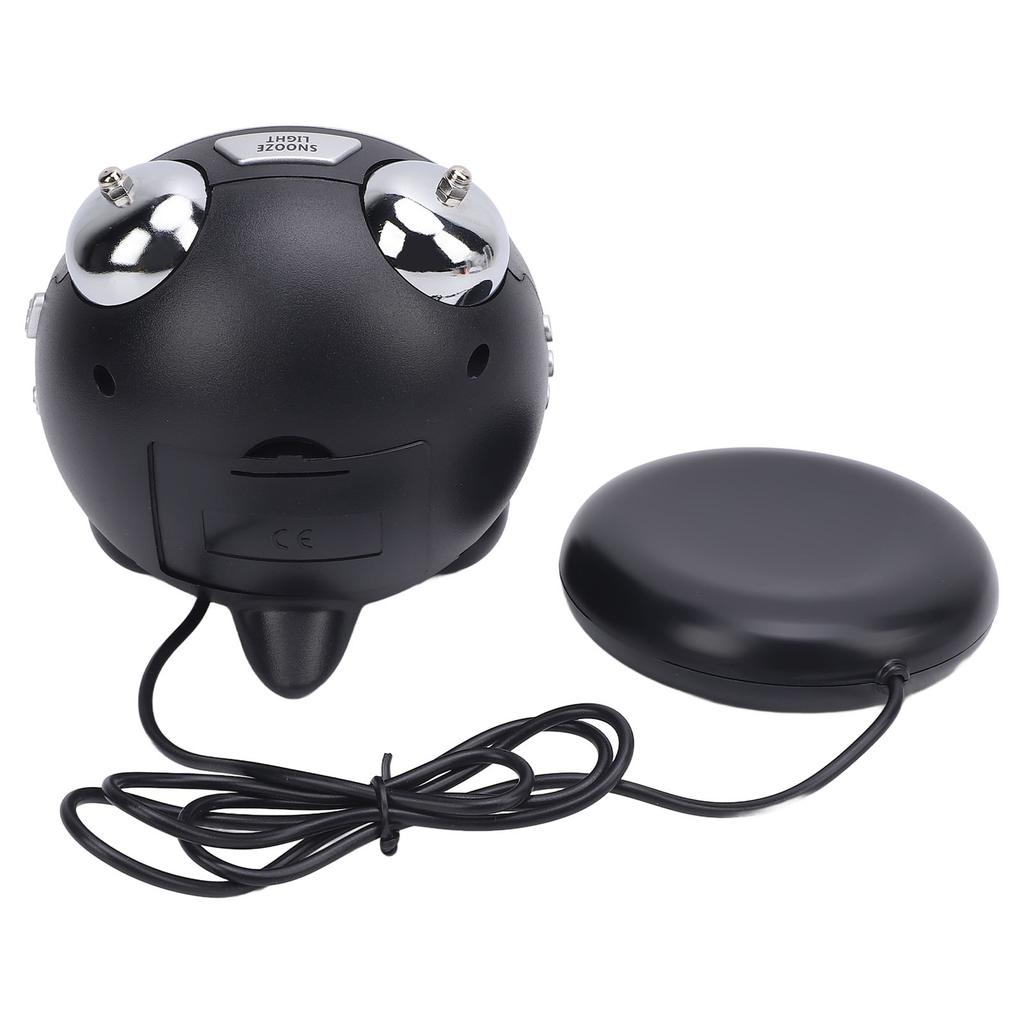 Будильник с вибратором для кровати, регулируемый уровень громкости, вибрирующий будильник со светодиодным дисплеем для крепкого сна