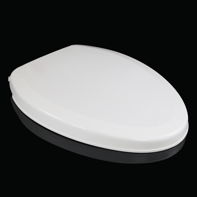 Утолщенная универсальная крышка для унитаза с замедленным закрыванием U/V-образной формы