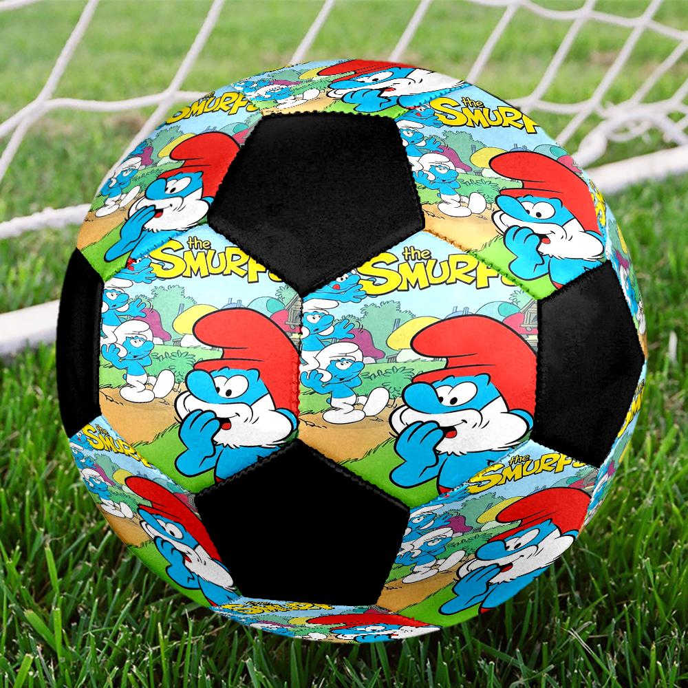 The Smurfs Theme Size 5 Soccer Ball, Suitable for Both Indoor and Outdoor Matches, a Gift Suitable for Everyone.
