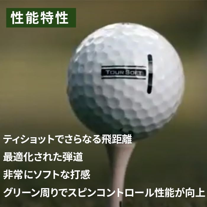 Titleist Tour Soft Golf Balls (1 Dozen) [Parallel Import]