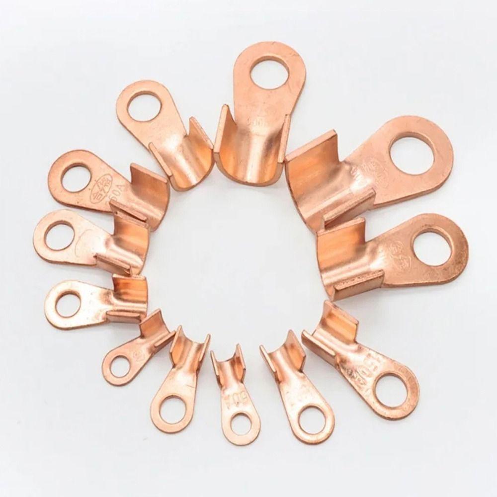 5/10Pcs Copper OT Wire Nose Terminal Crimp OT Type OT Lugs Ring Crimp Electric Accessory