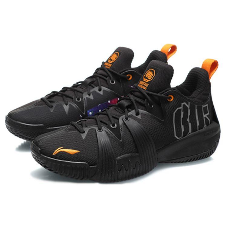 Li Ning Badfive 1 Баскетбольные кроссовки Badfive Низкие Мужские Новая модель Черный ABAQ111-3