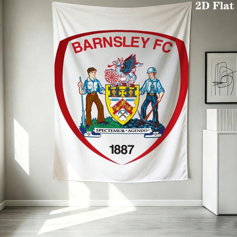 Тканое полотно Barnsley Fc Эстетичное настенное панно Печатная ткань Одеяло Декоративные гобелены Для спальни Гостиной Домашний декор
