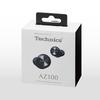 Technics EAH-AZ100-K Wireless Earbuds, Black, Noise Cancelling, 3-Device Multi-Point, High-Resolution Audio Playback