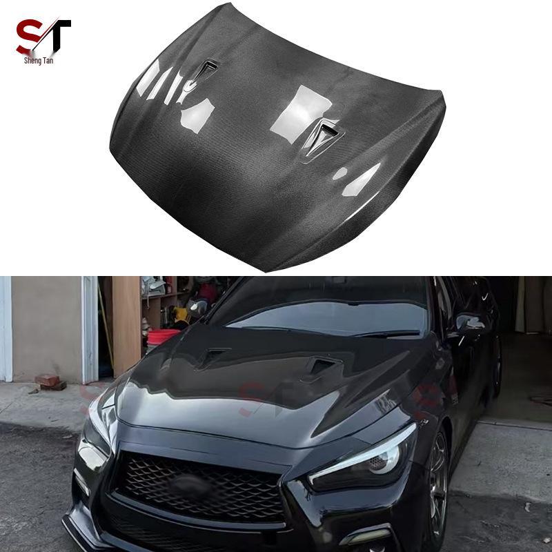 GTR Style Carbon Fiber Hood for 2015+ Infiniti Q50