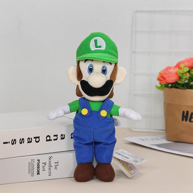 Плюшевая игрушка Super Mario Bros Классический Марио Луиджи Милый Мультяшный Набивной Игрушечный Мягкая Кукла Рождественский Подарок Плюшевый Аниме Плюшевый Аниме Плюшевый