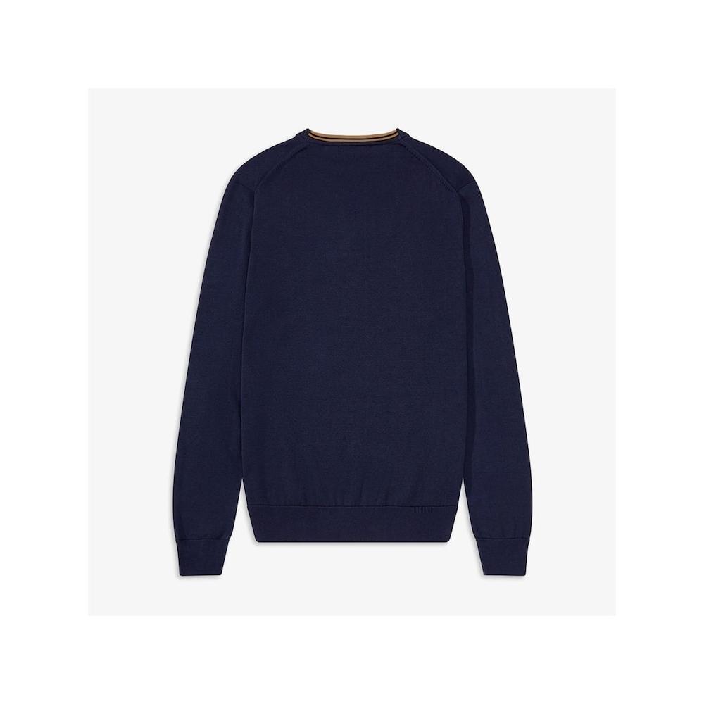 Fred Perry [genuine] Fred Perry [baseline] Classic Crewneck Merino Wool Blend Knit  795  Afpm2439601 795 qzgAfpm2439601 795