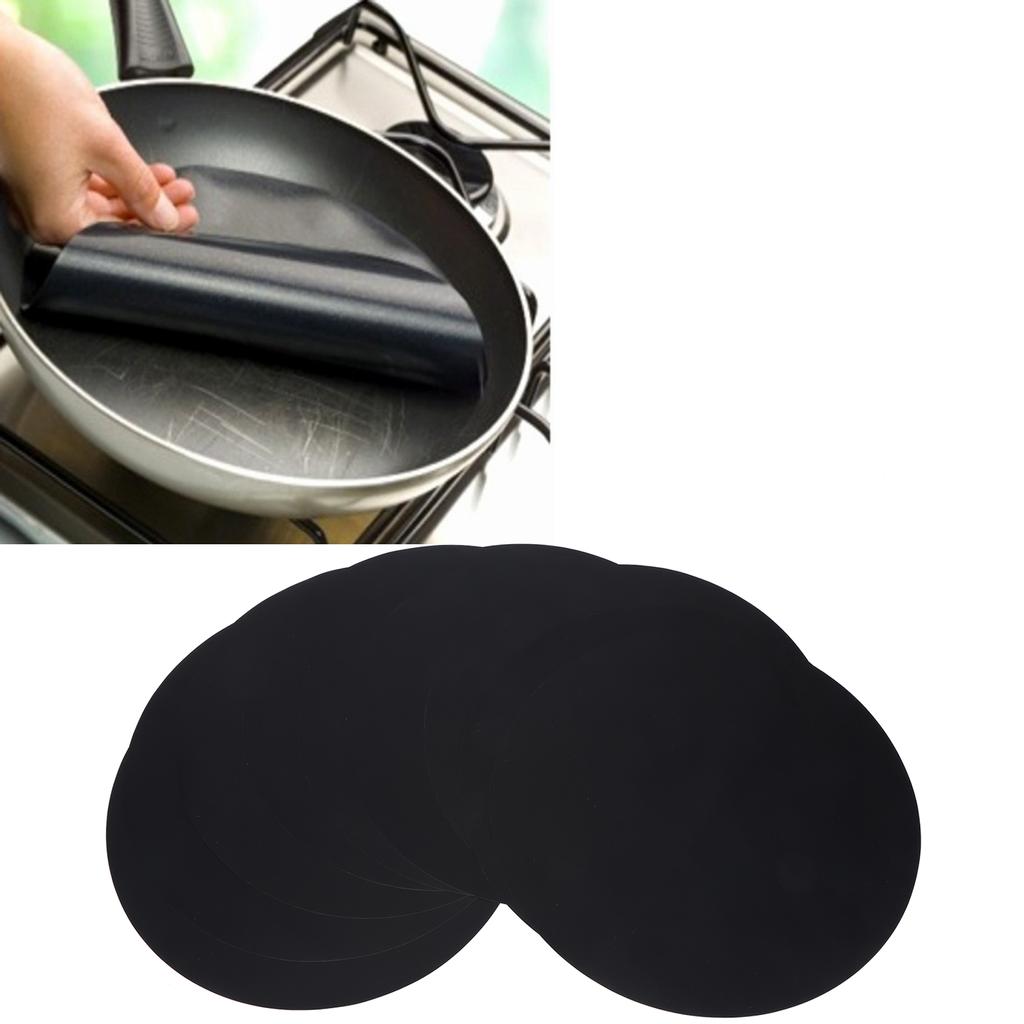 10pcs NonStick Mat Reuseable Pan Fry Barbecue Liner Sheet Cooking Oil Pad for Kitchen