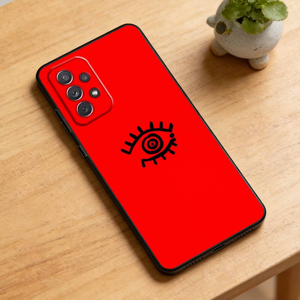 111xpantia F-Fuerza Regida  Phone Case For Samsung Galaxy A73,21,22,32,71,53,52,51,80,5G Soft Black Cover
