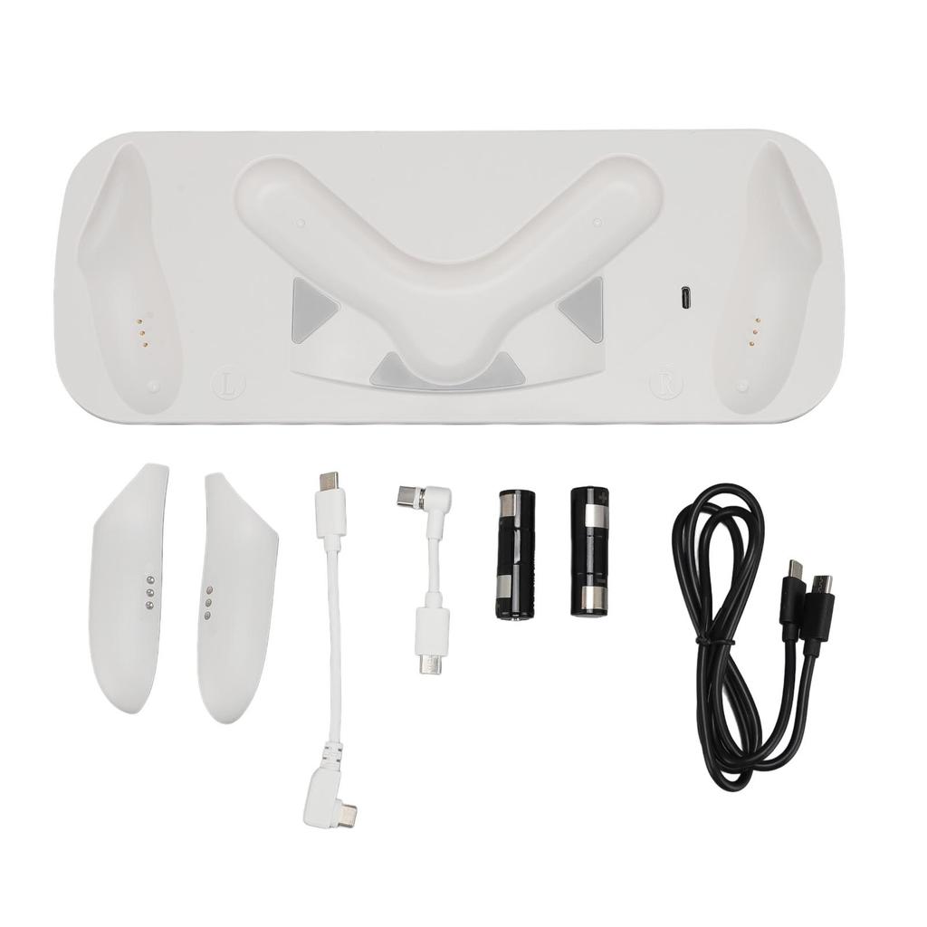 Зарядная док-станция для 3S Магнитная зарядная станция для контроллеров гарнитуры VR с 2 перезаряжаемыми