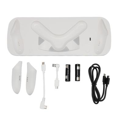 Зарядная док-станция для 3S Магнитная зарядная станция для контроллеров гарнитуры VR с 2 перезаряжаемыми