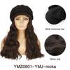 MISSQUEEN Synthetic Beret And Fisherman's Hat Wig Extension Long Wavy Hair Suitable For Women Daily Wear
