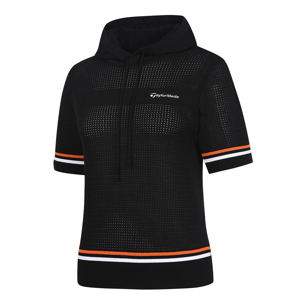 TAYLORMADE APPAREL Женская вязаная футболка с капюшоном и коротким рукавом T8031Sn6221-199