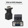 2 шт. адаптер VGA к RJ45 адаптер VGA Male к RJ45 конвертер портов Ethernet CAT5e CAT6 сетевой кабель