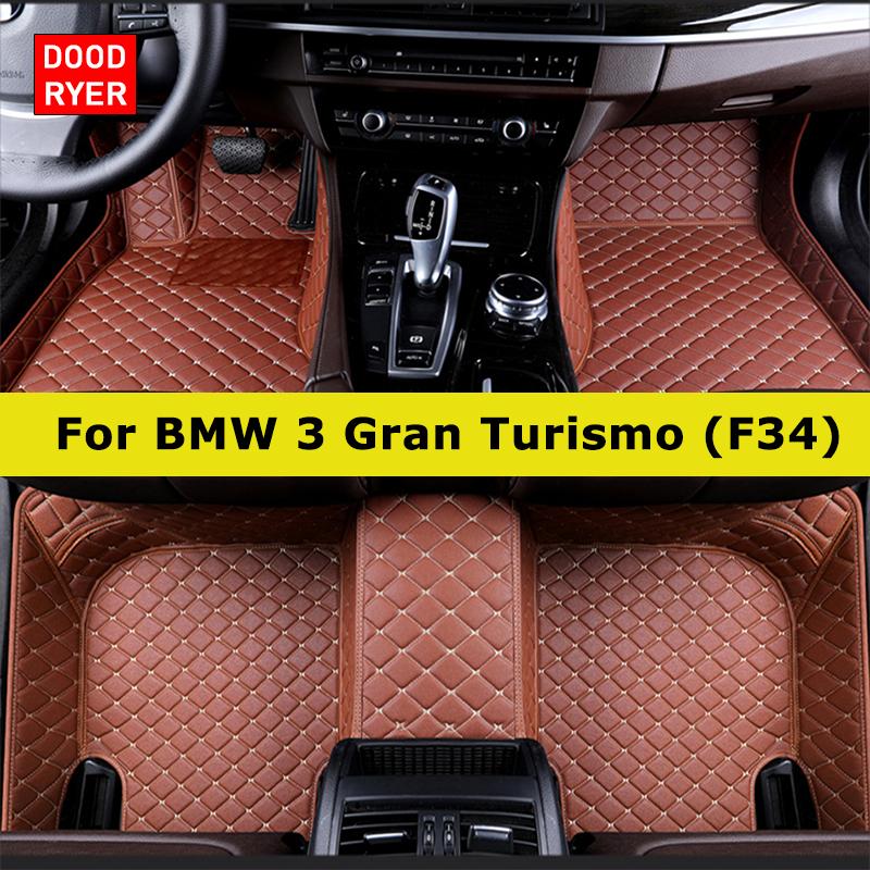 DOODRYER Custom Car Floor Mats For BMW 3GT Gran Turismo F34 2012-2024 Auto Carpets Foot Coche Accessorie