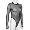 Прозрачный комбинезон с открытой спиной, прозрачный, женский, однотонный, черный, футболка, летняя, элегантная, сексуальная, уличная одежда