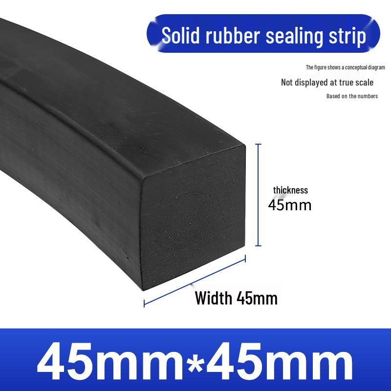 Nitrile Rubber Strip: Oil & Pressure-Resistant Shock Absorbing Glass Pad for Sealing & Joint Support