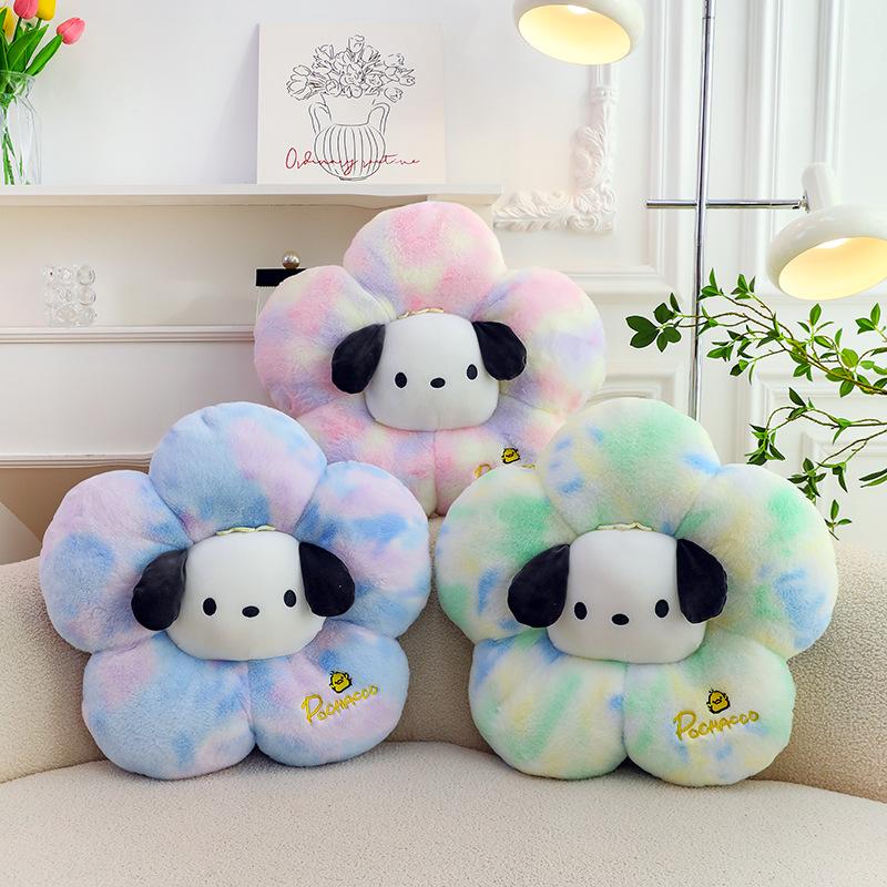 New Pacha dog throw pillow creative cushion petal seat cushion cute dog plush toy cartoon doll birthday gift