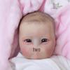 Белый боди с длинным рукавом 16 дюймов для кук Reborn Tink
