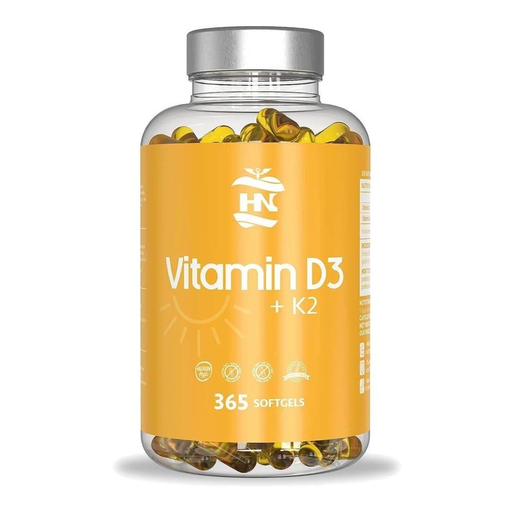 Vitamin D3 K2 5000IU Capsules HN D3 K2 1 pcs 365 Tablets