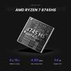 Reatan Mini Gaming PC with AMD Ryzen 7 8745HS A8 to 32GB DDR5 1TB PCIe 4K Triple 8C/6T (up 4.9GHz), RAM, 4.0 SSD, Display, USB/DP/HDMI/2.5G LAN/WiFi