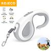ROJECO выдвижной поводок для собак, автоматический, 5 м, выдвижной трос для путешествий на открытом воздухе, прогулок, походов, бега, поводок для собак, тяговый трос