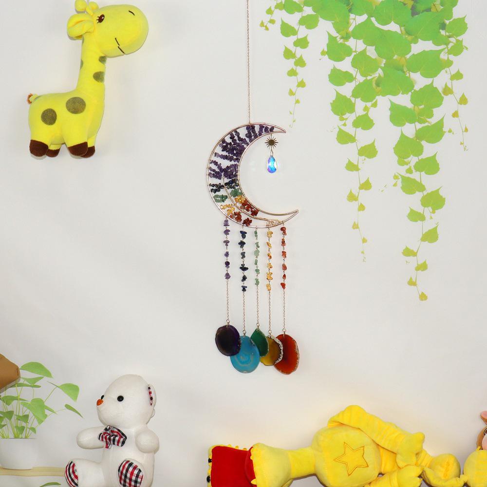 Агат 'Древо Жизни' - Кристальный кулон, ручная работа