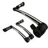 Black Brake Arm Kit Shift Lever Shifter Pegs For Harley Touring Road King 08-18 Softail Fatboy 00-18 Brake Pedal