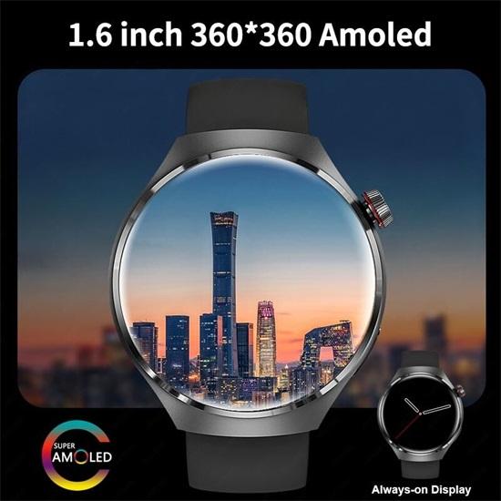 SACOSDING Watch 4 Pro Мужские спортивные умные часы GT4PRO 1,53-дюймовый AMOLED-экран HD полноэкранный сенсорный Bluetooth-вызов GPS-часы для женщин для HUA WEI