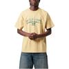 Carhartt WIP FW25 Весна/Лето Прочная футболка Свободная Выцветшая Логотип спереди Буквы Винтажная Повседневная футболка с коротким рукавом Мужские футболки I036015-3GC-4G