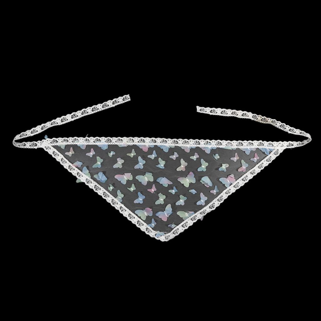 Double-use Lace Trim Hair Scarf Early Spring Butt Curtain Small Apron A-Line Half Skirt Fashion Ins Style Stacked Short Skirts